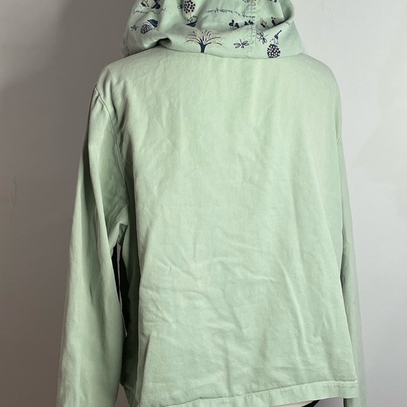 Melrose Studio Light Green Women’s Jacket Windbreaker Size L - Picture 12 of 15